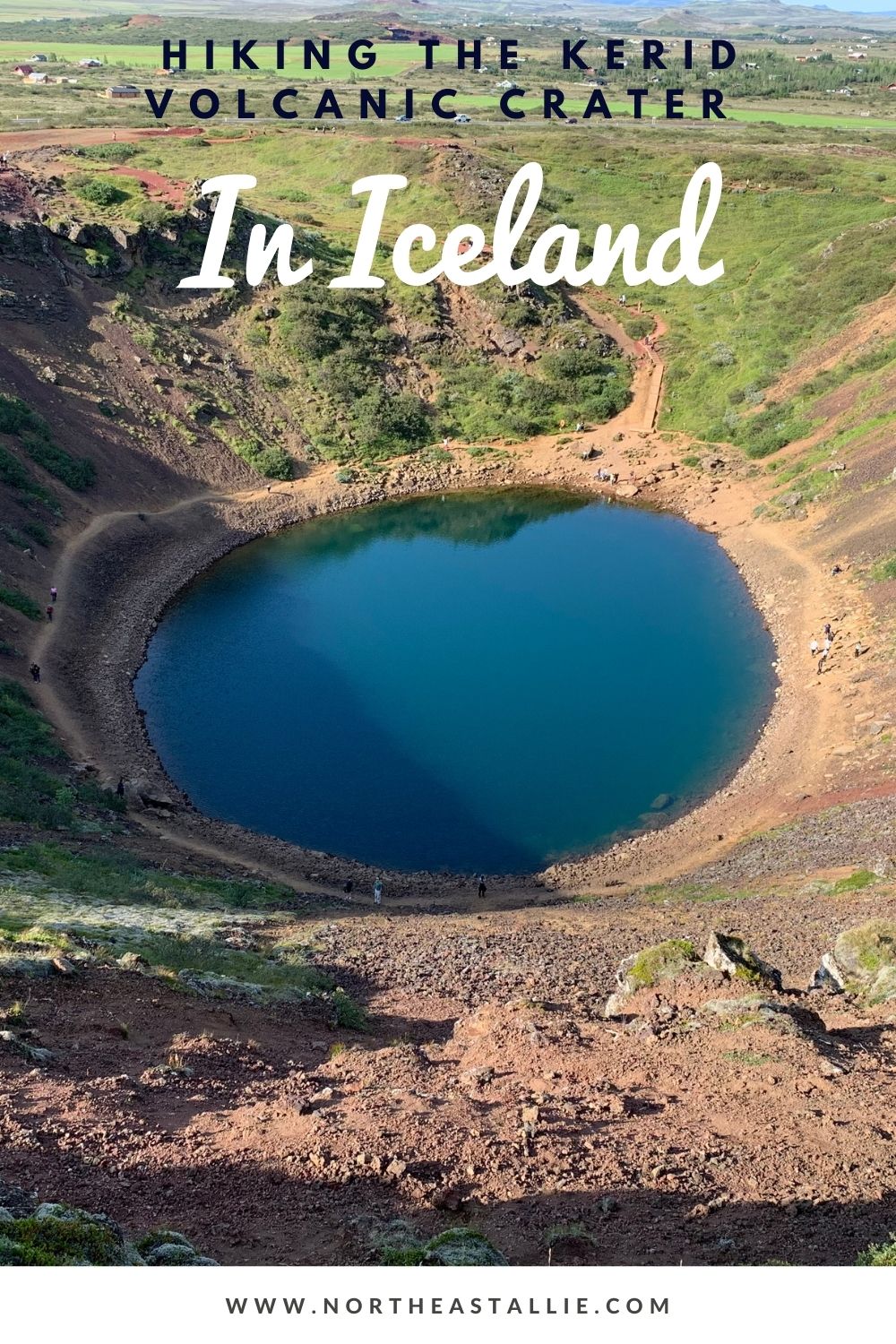 Hiking The Kerid Volcanic Crater In Iceland